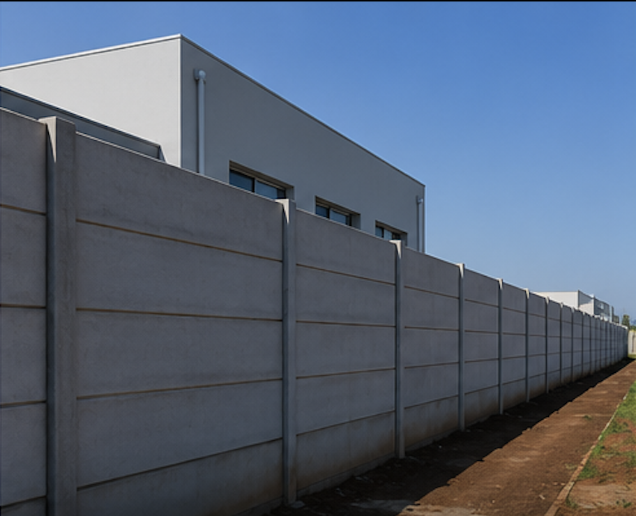 Muro industrial pré-moldado